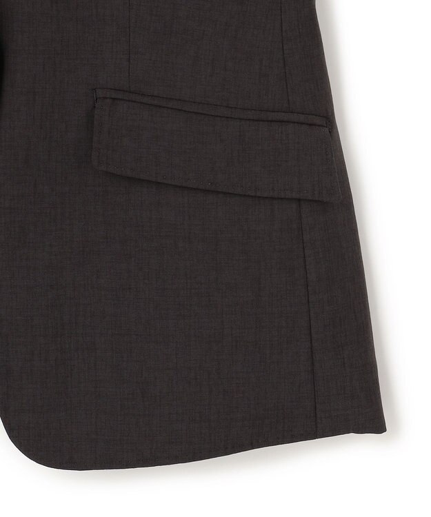 ICB 【先行予約】 レーヨンライクトロ テーラードジャケット チャコール