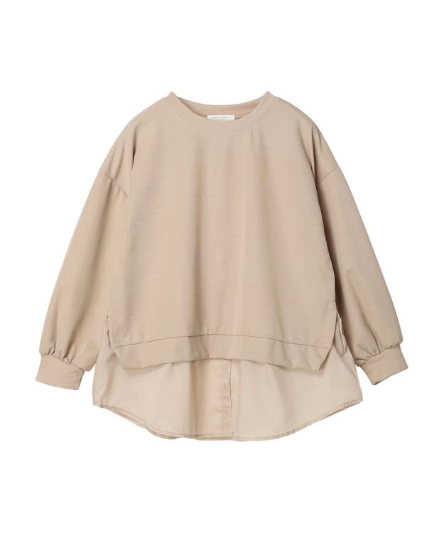 Green Parks シアードッキングチュニック Light Beige
