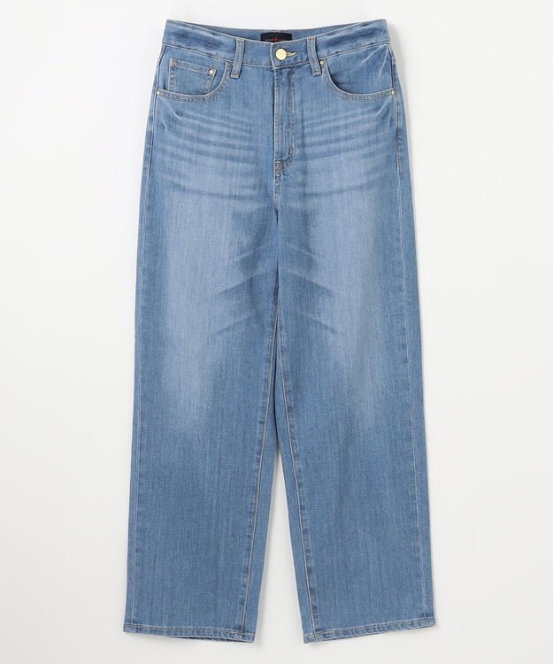 ANY L 【洗濯機可能/ストレッチ】ライトウェイトデニム フェードインディゴ