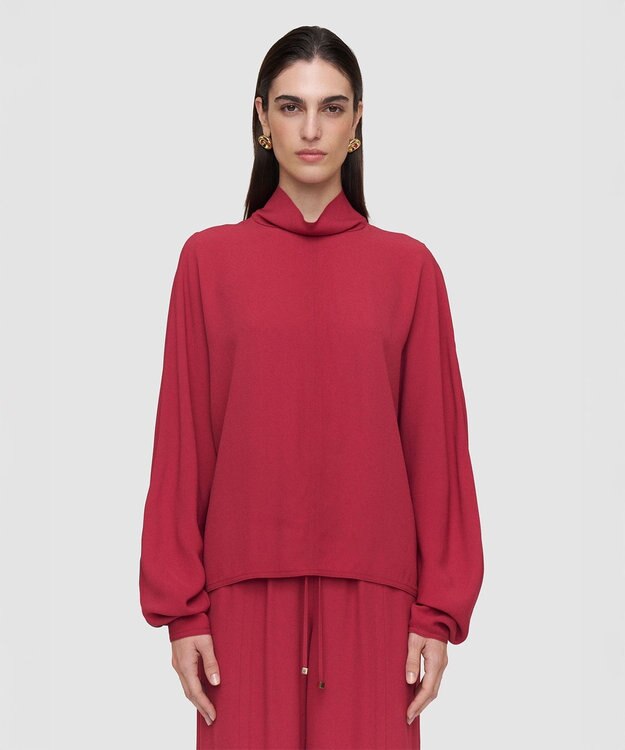 JOSEPH クレープブラウス BUICK Mulberry