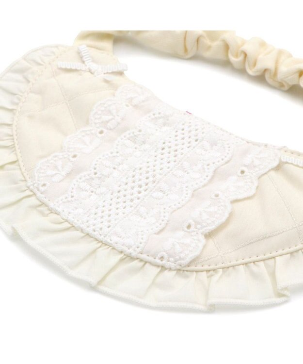 PET PARADISE ペットパラダイス キルティング レース スタイ 小型犬 ホワイト