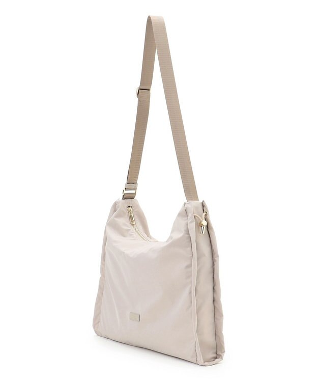 23区 ドロ－ストリング ショルダーバッグ(L) ベージュ系