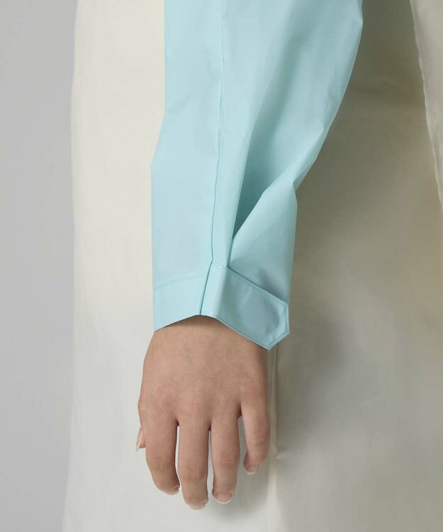 BEAMS SCHOOL シームレスレインコート サックス
