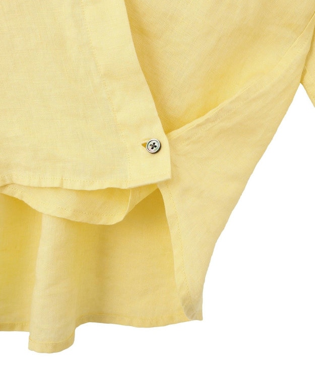 YECCA VECCA 3wayフレンチリネンシャツ Yellow