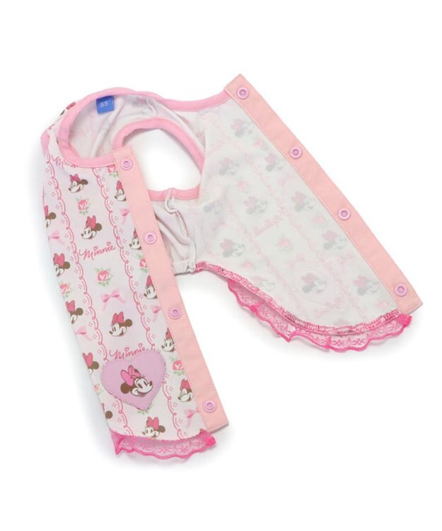 PET PARADISE ディズニー ミニーマウス 接触冷感背中開き タンクトップ 《レース柄》 小型犬 レース柄