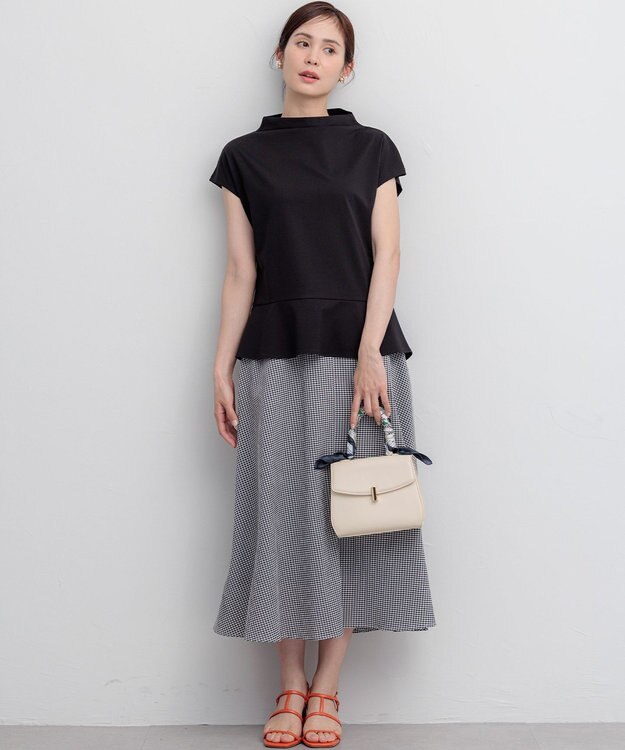 組曲 トップハンドル ハンドバッグ アイボリー系