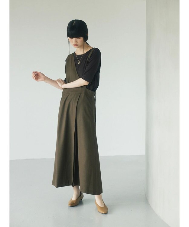 Green Parks armonia．アシメジャンスカ Khaki