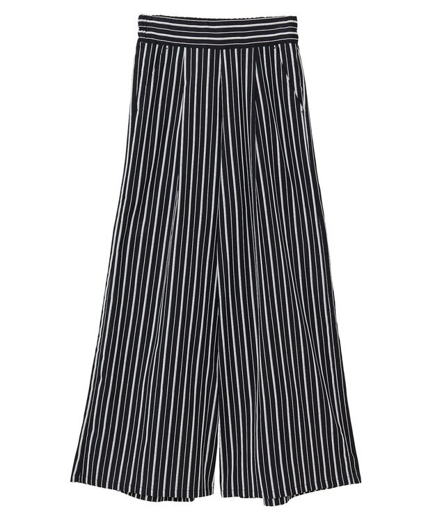 Green Parks ・ＥＬＥＮＣＡＲＥ　ＤＵＥ　ストライプワイドパンツ Blue