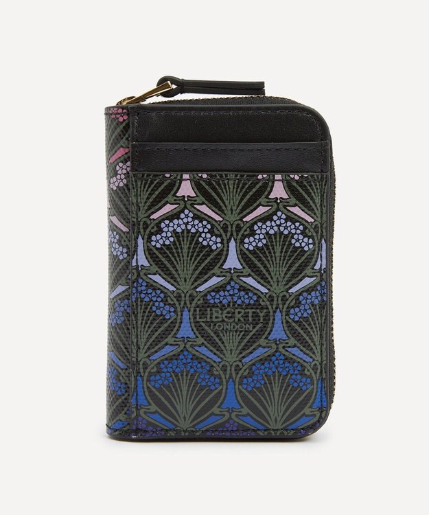 LIBERTY. アイフィス ダスク ジップド バーチカル ウォレット パープル