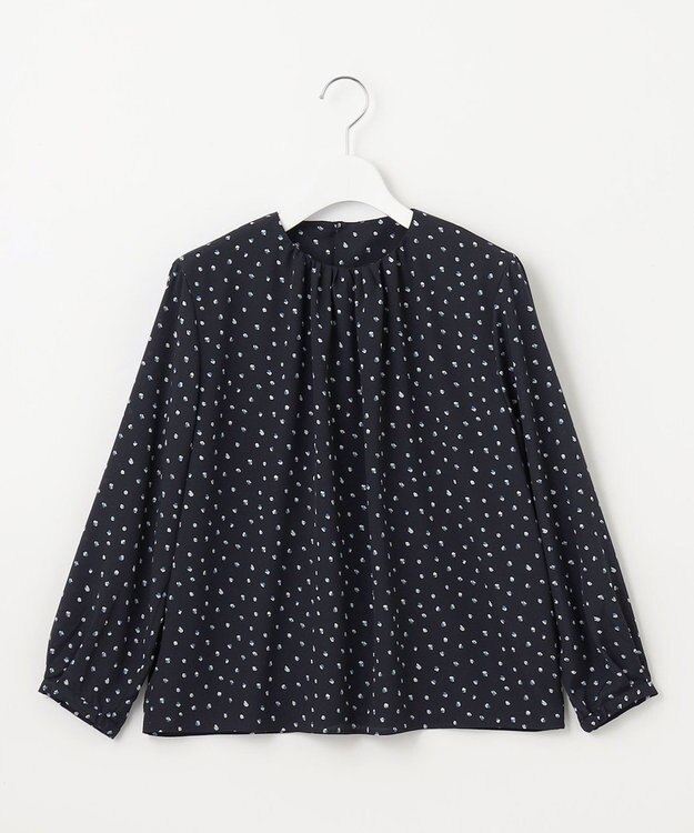 J.PRESS LADIES S ドット フラワープリント カットソー ネイビー系5