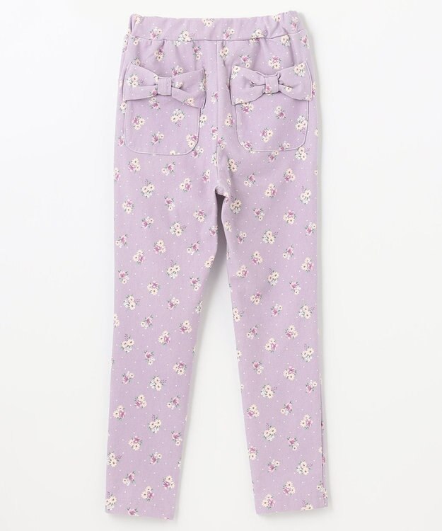 ANY KIDS 7daysガーリーパンツ(カットソー) ラベンダー花柄