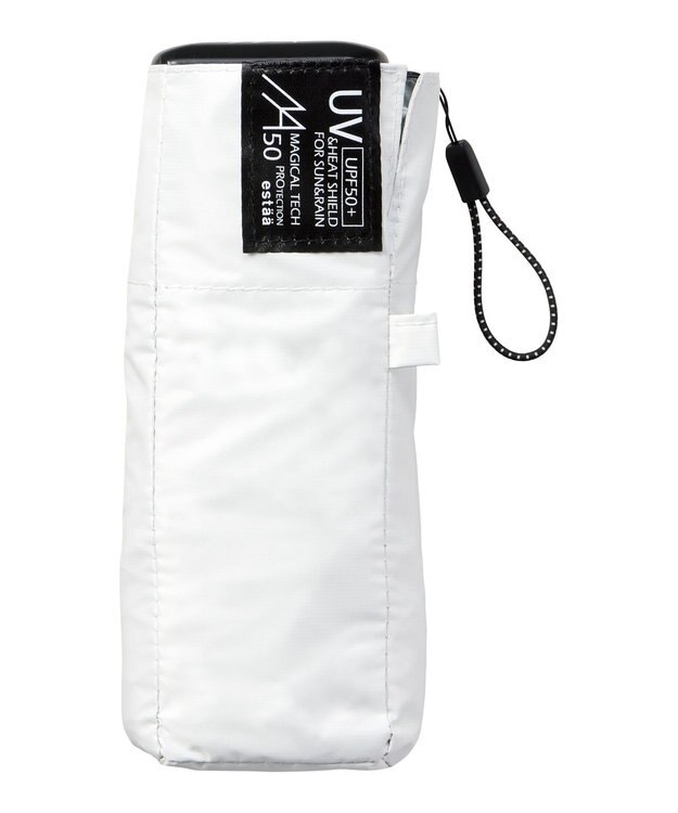 MOONBAT 【遮光100％/超軽量】マジで軽い傘 晴雨兼用折りたたみ日傘 マジカルテックプロテクション 5Flat50 ホワイト