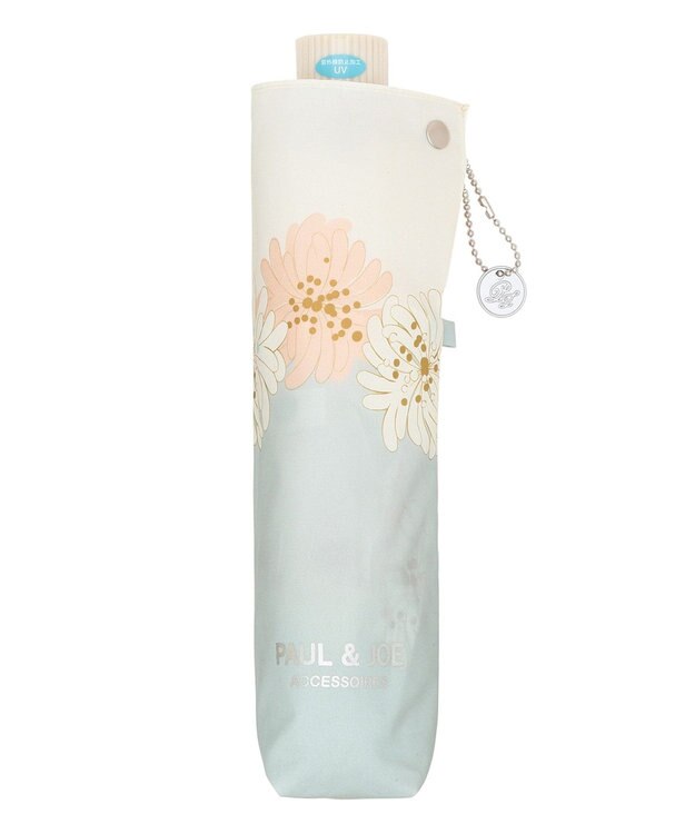 MOONBAT PAUL&JOE ACCESSOIRES(ポール＆ジョー アクセソワ) 折りたたみ傘 クリザンテーム ライトグレー