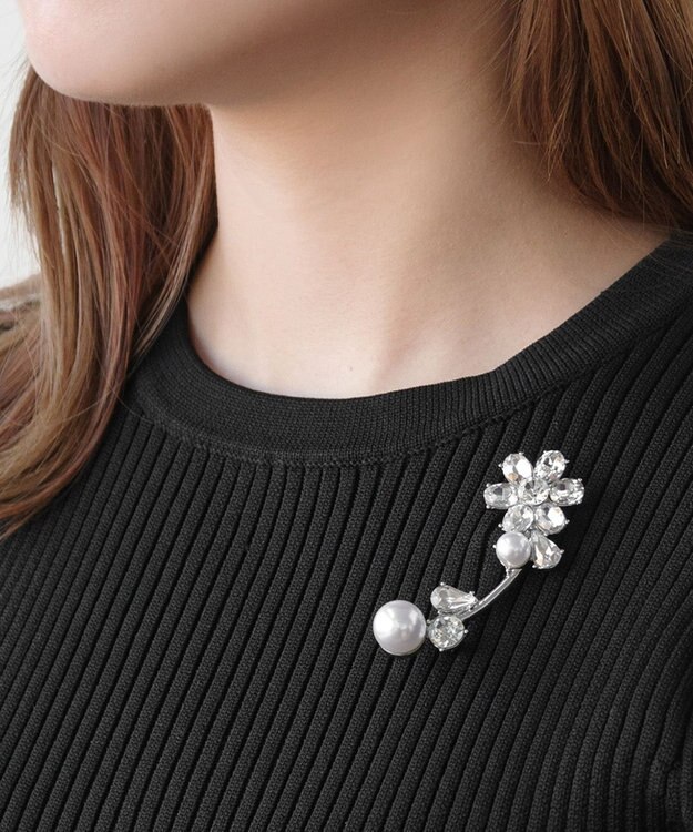 TOCCA BLESS OF DAISY 2WAY BROOCH NECKLACE ブローチネックレス シルバー系