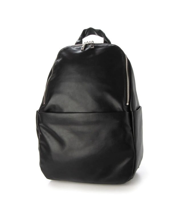 UNBILLION cachecache ソフトPUシンプルリュックサック ブラック