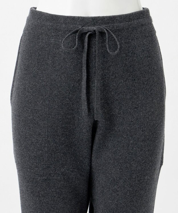 23区 【R(アール)】マイクロンメリノウール ジョガーパンツ チャコールグレー系