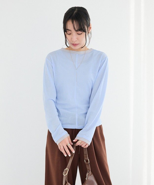 CRAFT STANDARD BOUTIQUE シアーリンガーTee Light Blue