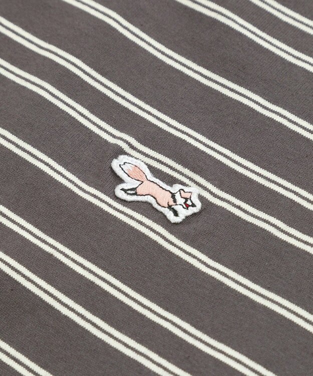 AMERICAN HOLIC PENNEY'S レトロボーダーロングTシャツ Charcoal Gray