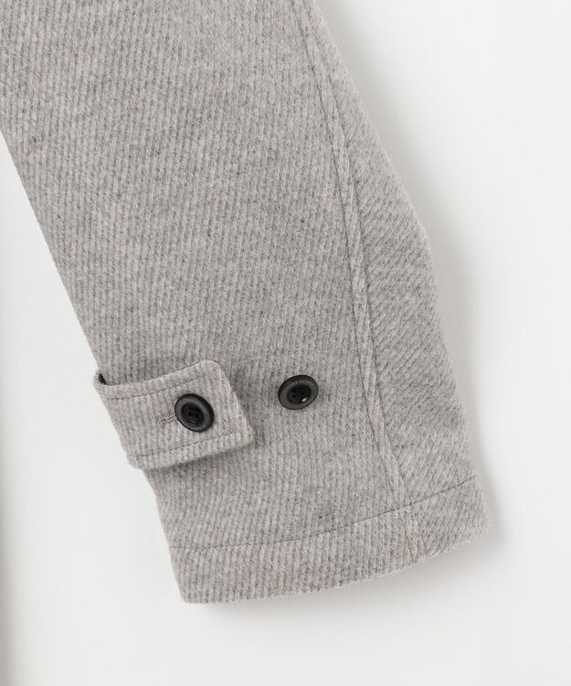 JOSEPH ABBOUD 【キングサイズ・JAPAN FABRIC】アンゴラミックスカルゼ コート ライトグレー系