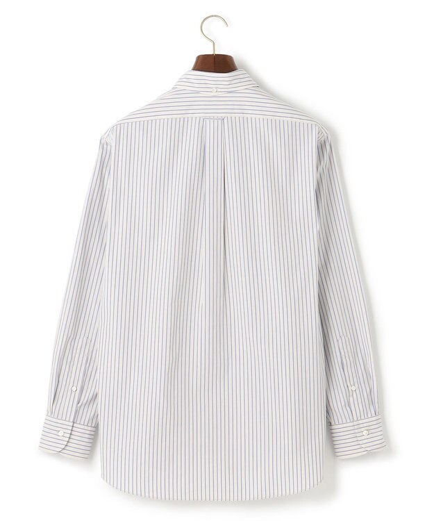 J.PRESS MEN ポプリンストライプシャツ/B.D アイボリー系1