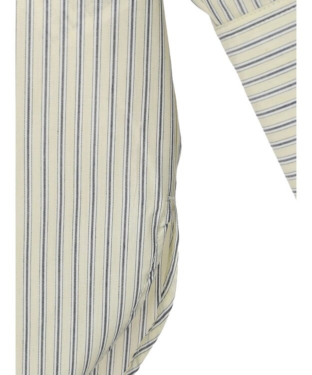 Green Parks ゆったり衿つきシャツ Stripe