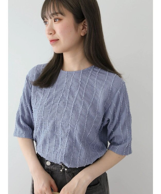 Green Parks ・ＥＬＥＮＣＡＲＥ　ＤＵＥ　ジャカードＴＥＥ Blue