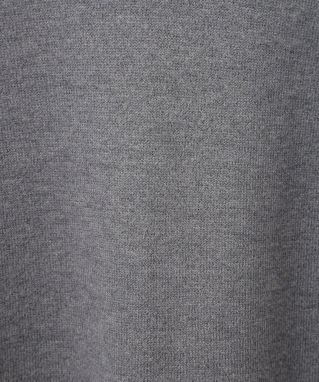 AMERICAN HOLIC バイパチバイカラーモックネックニットワンピース Gray Mixture