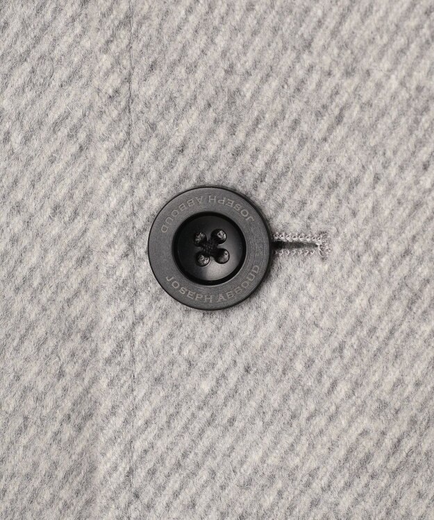 JOSEPH ABBOUD 【キングサイズ・JAPAN FABRIC】アンゴラミックスカルゼ コート ライトグレー系