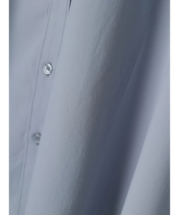 earth music&ecology アシメギャザーシャツ Sax