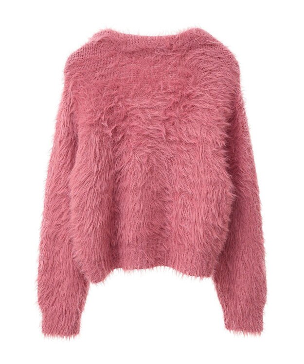 Green Parks ・Ｐｅｔｉｔ　Ｆｌｅｕｒ　シャギーニットカーディガン Pink