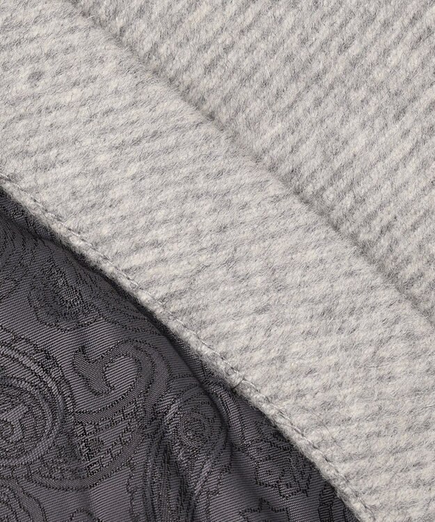 JOSEPH ABBOUD 【キングサイズ・JAPAN FABRIC】アンゴラミックスカルゼ コート ライトグレー系