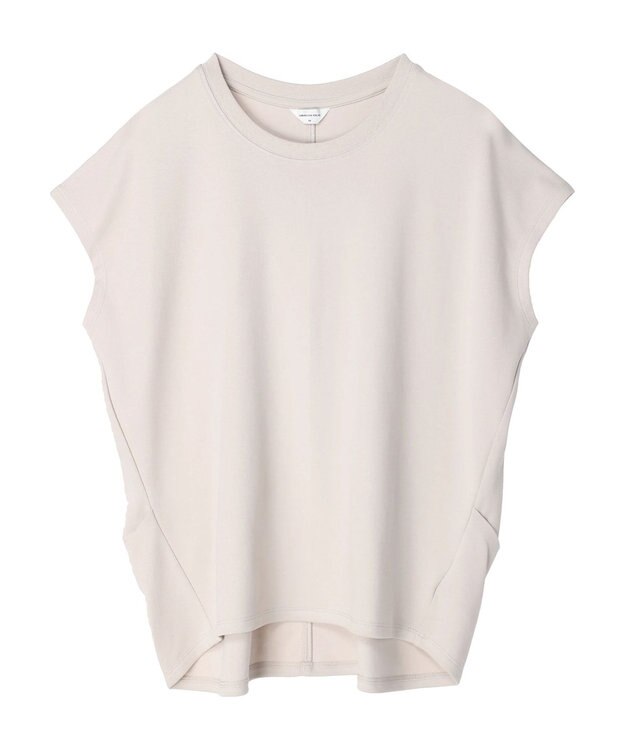 AMERICAN HOLIC キレイＣｏｔｔｏｎフレンチスリーブカットプルオーバー Gray Beige