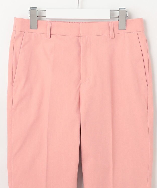 自由区 【接触冷感・UVカット・吸水速乾】シェルタリングオックステーパード パンツ ピンク