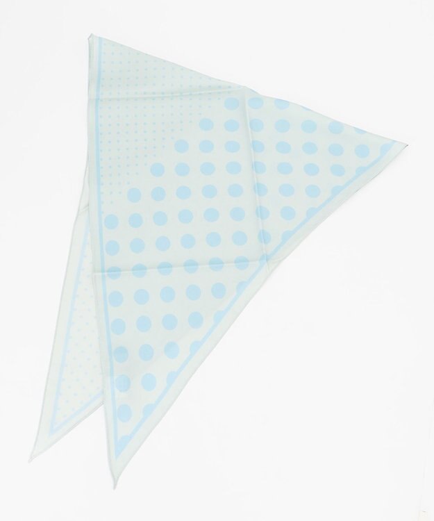 自由区 ドットロンバス スカーフ グレー系