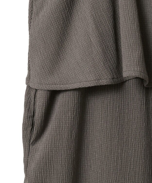 earth music&ecology ペプラムロンパース Mocha