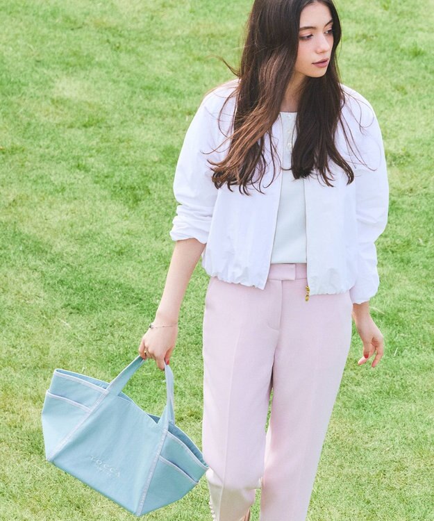 TOCCA 【WEB＆一部店舗限定】【撥水】PISCINA TOTE M トートバッグ M スカイブルー系