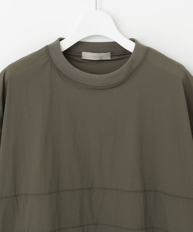 UNFILO MENS LIGHT MOVE プルオーバーTシャツ カーキ系