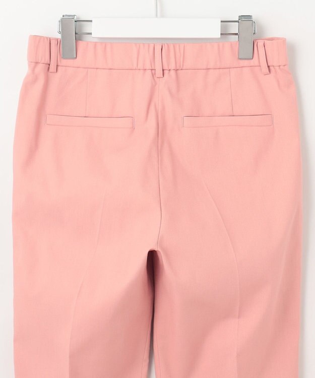 自由区 【接触冷感・UVカット・吸水速乾】シェルタリングオックステーパード パンツ ピンク