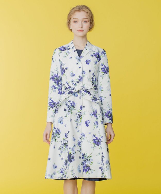 TOCCA ANEMONE BOUQUET コート ブルー系5