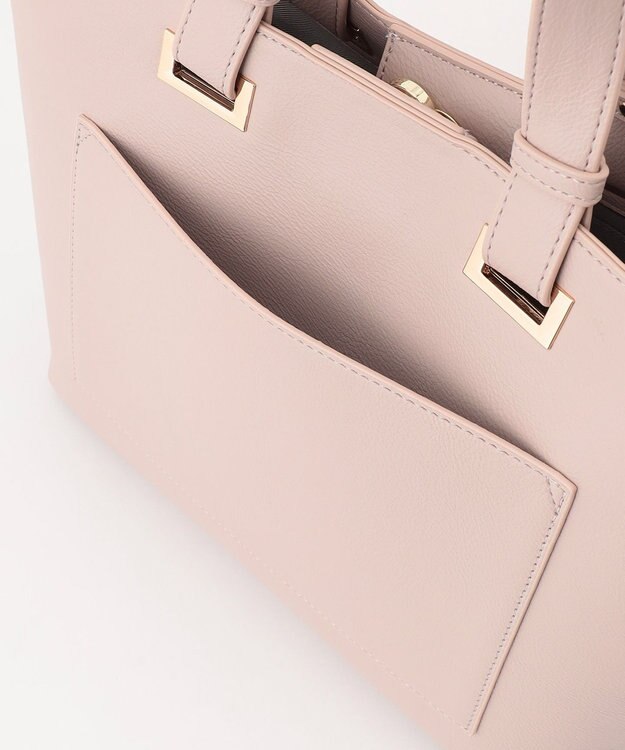 自由区 スムース2WAY バッグ ベージュ系