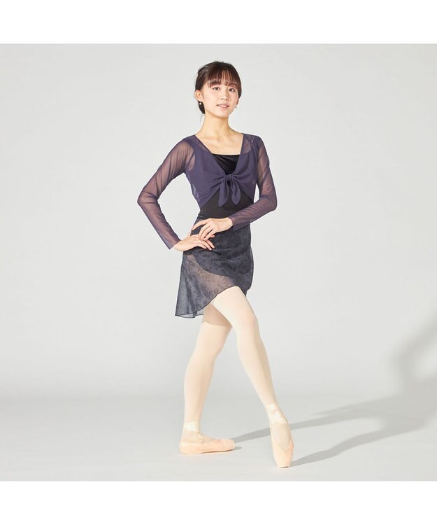 Chacott ノースリーブレオタード ブラック