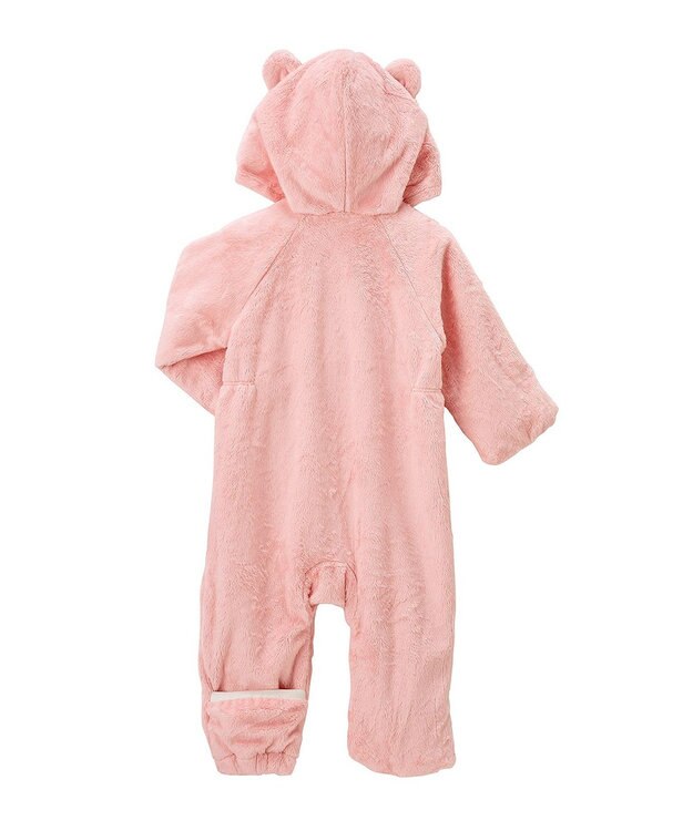 MIKI HOUSE HOT BISCUITS 【ミキハウス】【60-80cm】 マイクロファー カバーオール ピンク