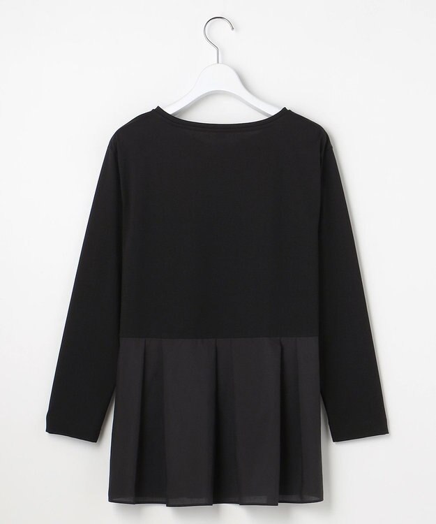 J.PRESS LADIES L 【WEB限定カラーあり】レイヤードジャージー フレア カットソー 【WEB限定カラー】ブラック系