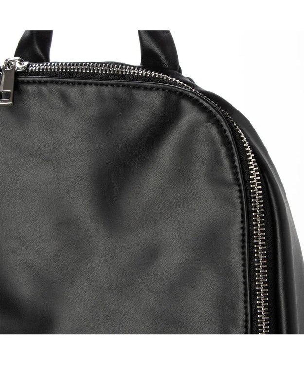 UNBILLION cachecache ソフトPUシンプルリュックサック ブラック