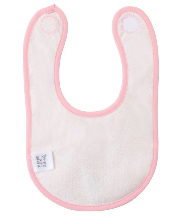 MIKI HOUSE HOT BISCUITS ベビーバスタオル＆スタイギフトセット【BOX付き】 ピンク