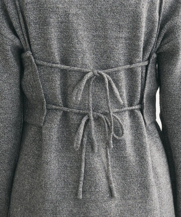 Green Parks ＳＥＴ２点　ニットキャミ＋ニットチュニック Gray Mixture