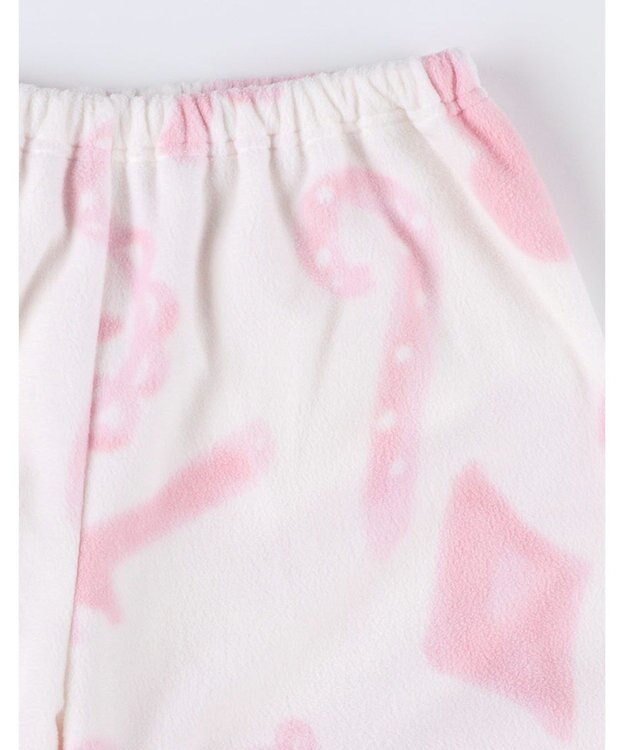 tsumori chisato SLEEP ツモリチサト パジャマ マイクロフリース素材(本体) あったか 長袖 長ズボン レディース UDW403 /ワコール クリーム