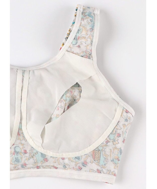 tsumori chisato SLEEP ツモリチサト ナイトアップブラ ベア天竺素材(身生地) 3Lまで対応 大きいサイズ ノンワイヤー ナイトブラ レディース UBX563 /ワコール アイボリー