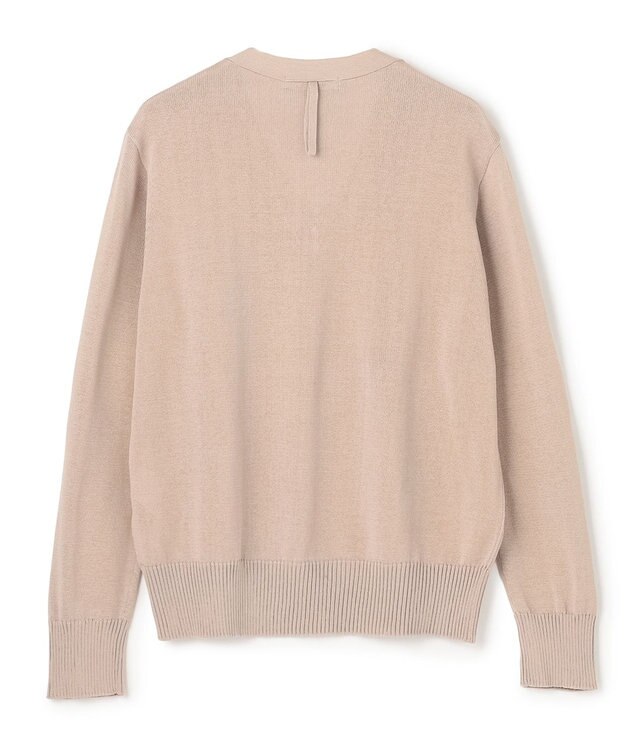BEIGE， ARSENOPY / コットンドライタッチ Vネックニット Taupe
