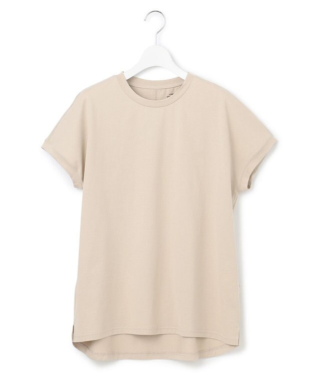 J.PRESS YORK STREET 【WOMEN】【SMOOTH JERSEY】フレンチスリーブ Tシャツ ベージュ系